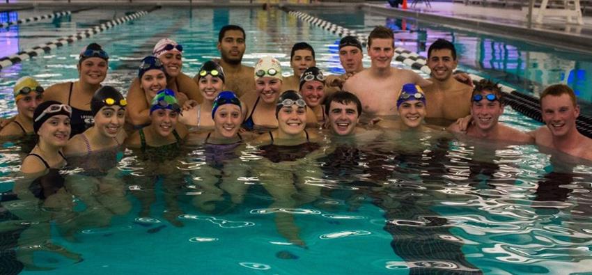 Swim team photo